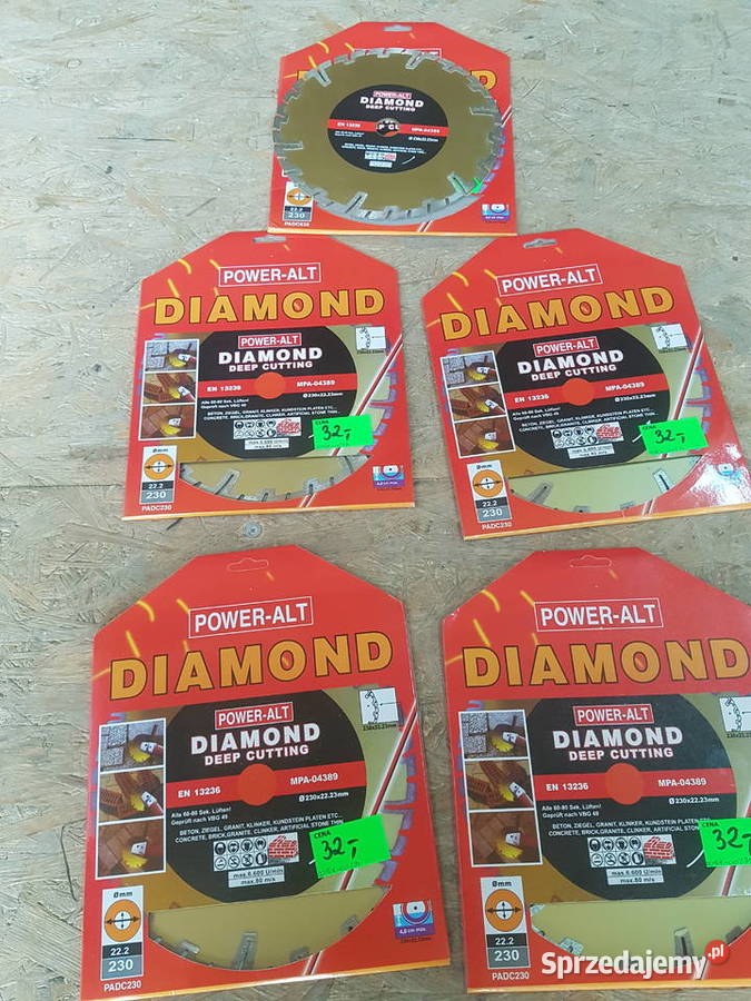 TARCZA DIAMENTOWA DO CIĘCIA 230 mm betonu złota Głogowa