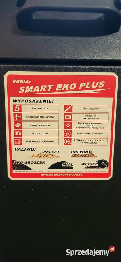 Kocioł piec na pellet ekogroszek drewno 15 KW stal Łochów