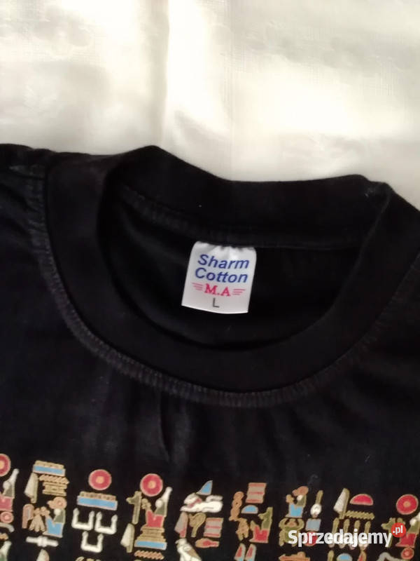 Bawełniana bluzka męska z krótkim rękawem