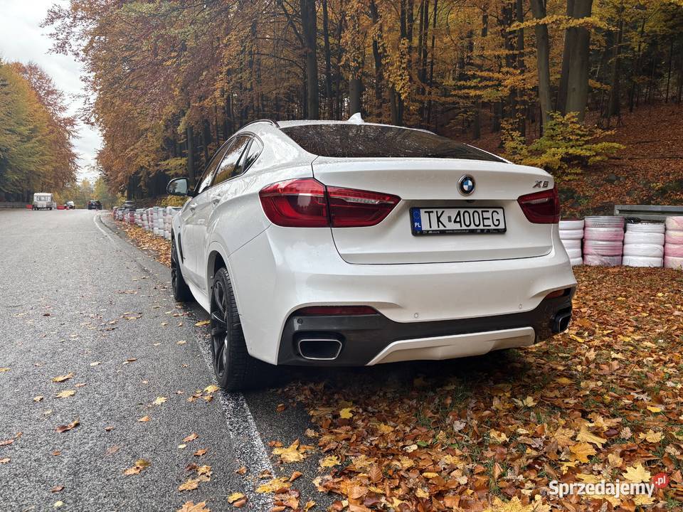 BMW X6 xDrive 30 d salon mPakiet 75500 biały Warszawa