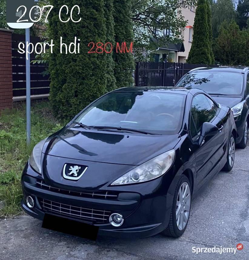 Piękny 207 CC sport