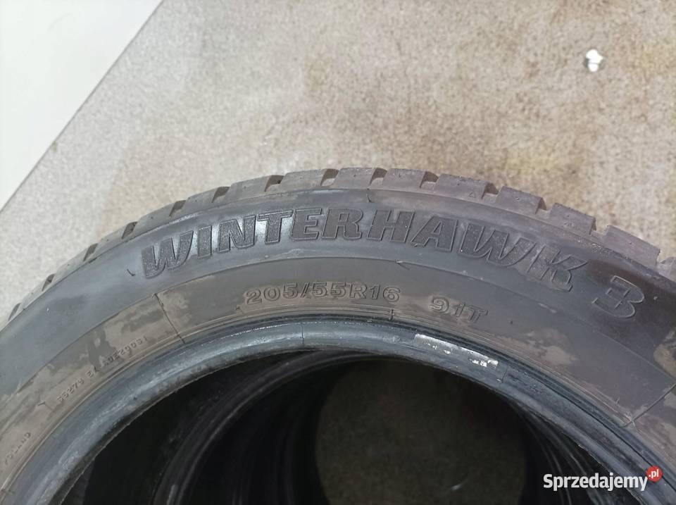 4x OPONA ZIMOWA FIRESTONE WINTERHAWK 3 20555R16 Opony i felgi