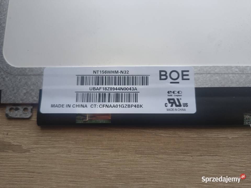 Matryca BOE NT156WHMN32 156 HD 1366x768 LED Bolesław