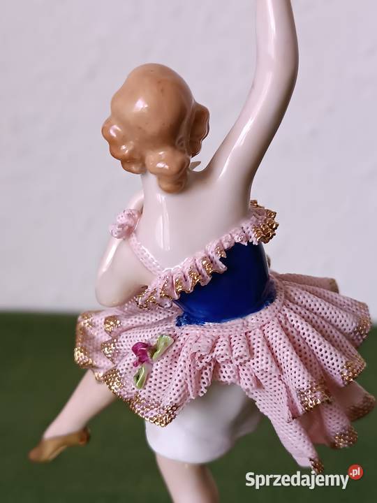 Figurka tancerki porcelana Dresden Gorlice
