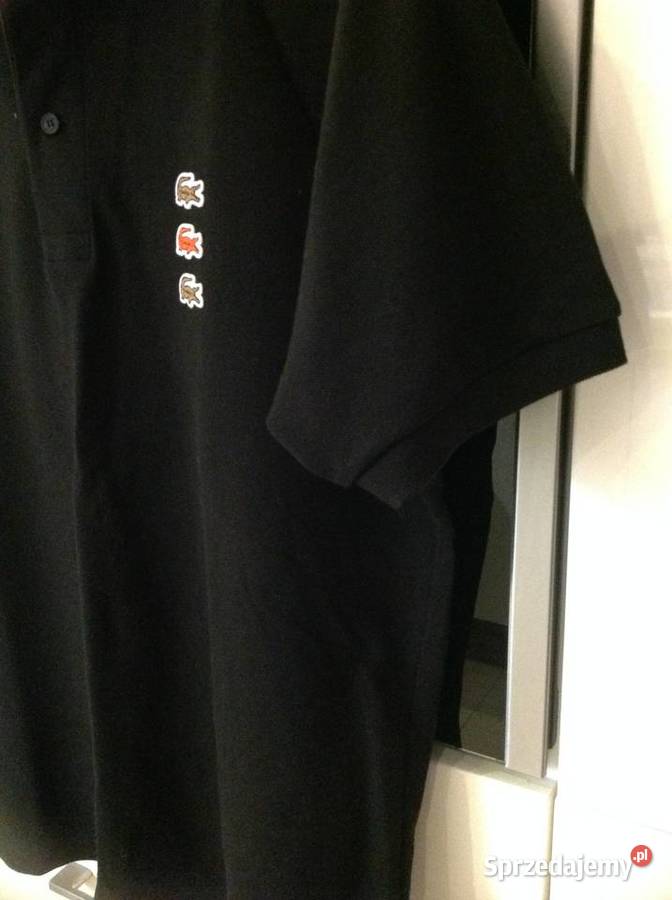 Koszulka Polo Czarna LACOSTE M Unisex NOWA
