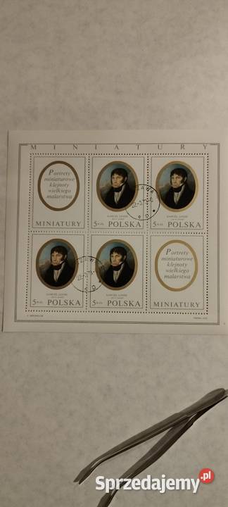 Bloczki komplet malarstwo 1970 Polska Gdynia sprzedam