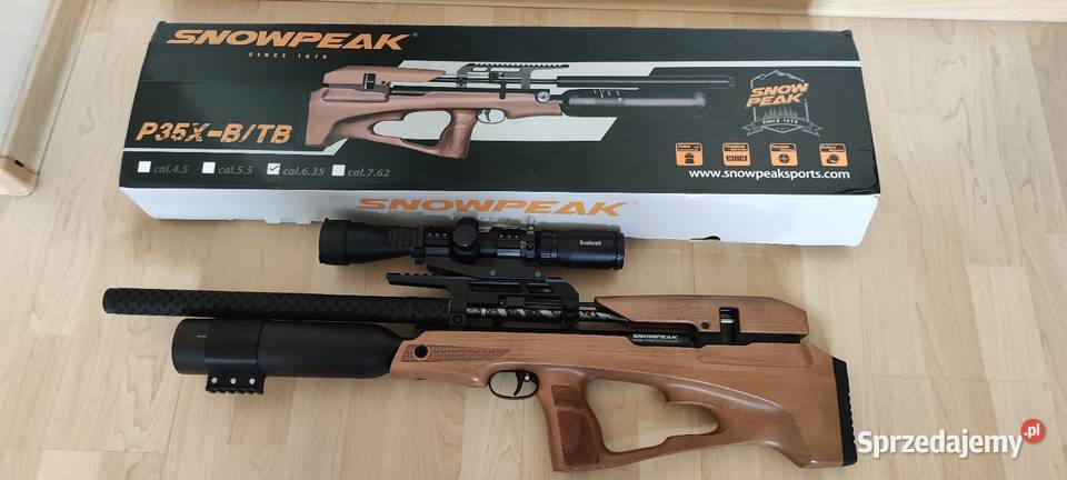 Wiatrówka pcp Snowpeak p35xb 635 Sporty strzeleckie i myślistwo Kęty