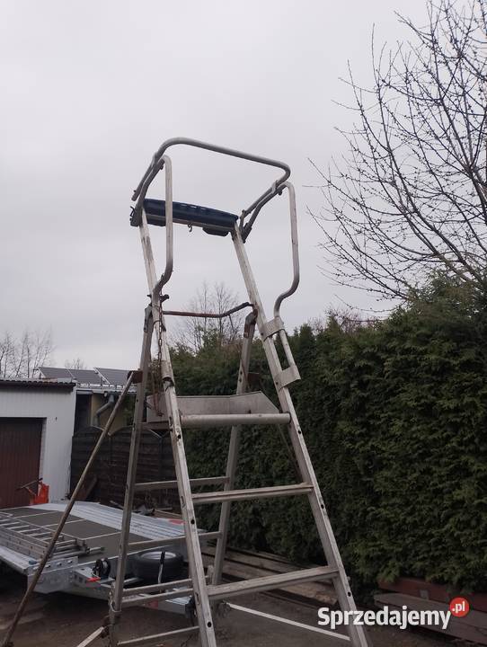 Drabina Aluminiowa Podest roboczy Rusztowanie łódzkie sprzedam