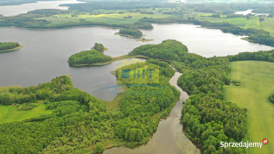 Jezioro Drawsko półwysep Szymalów pow 575ha Czaplinek