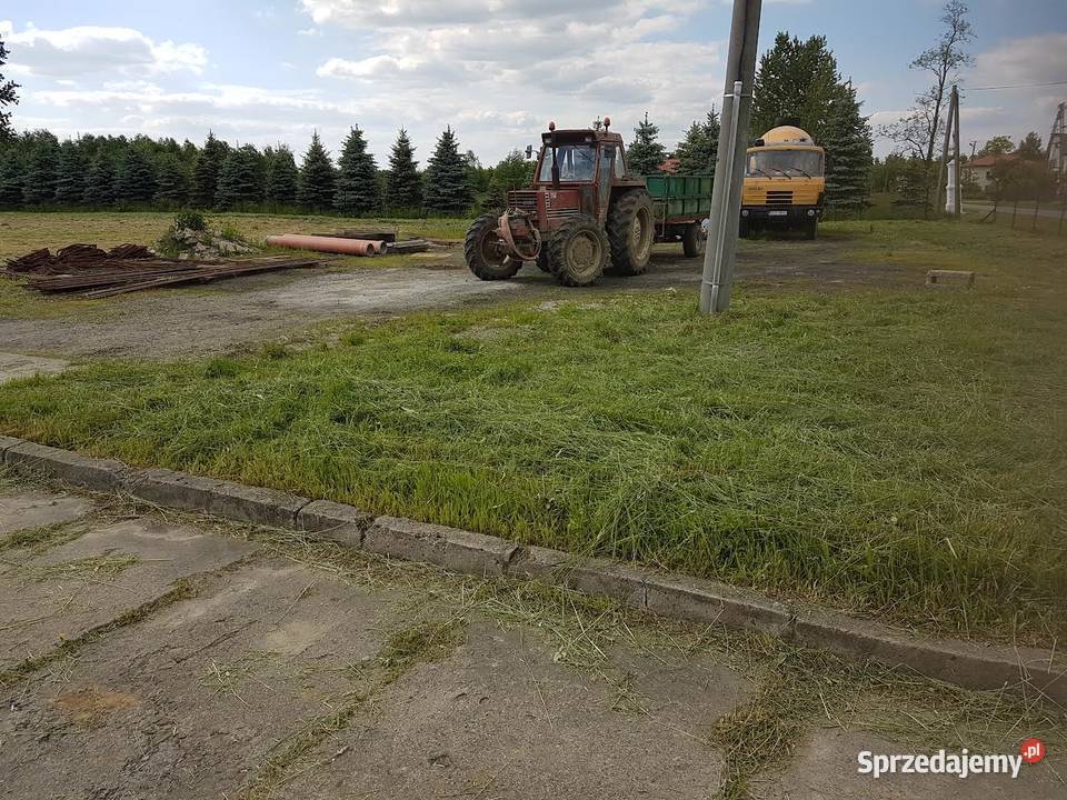 Droga S19 działka plac utwardzony ogrodzony