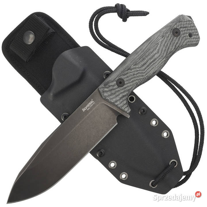 Nóż LionSteel Black Canvas Micarta Old Black CPM Warszawa sprzedam