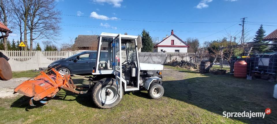 Traktorek komunalny Gutbrod z glebogryzarka Przeworsk