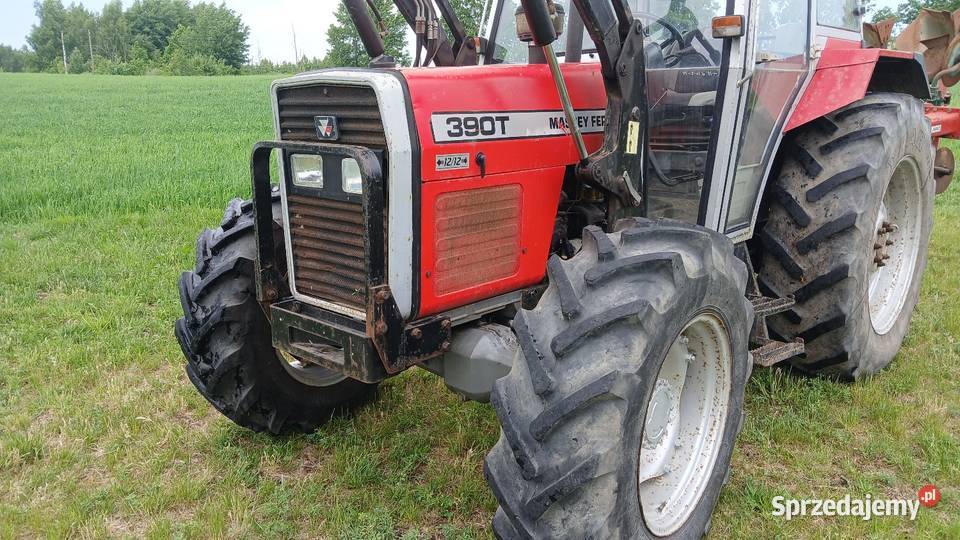 Massey ferguson 390T z turem Massey Ferguson pomorskie Kościerzyna