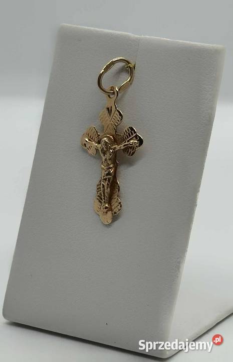 Złota zawieszka próby 585 083g warmińsko-mazurskie Elbląg