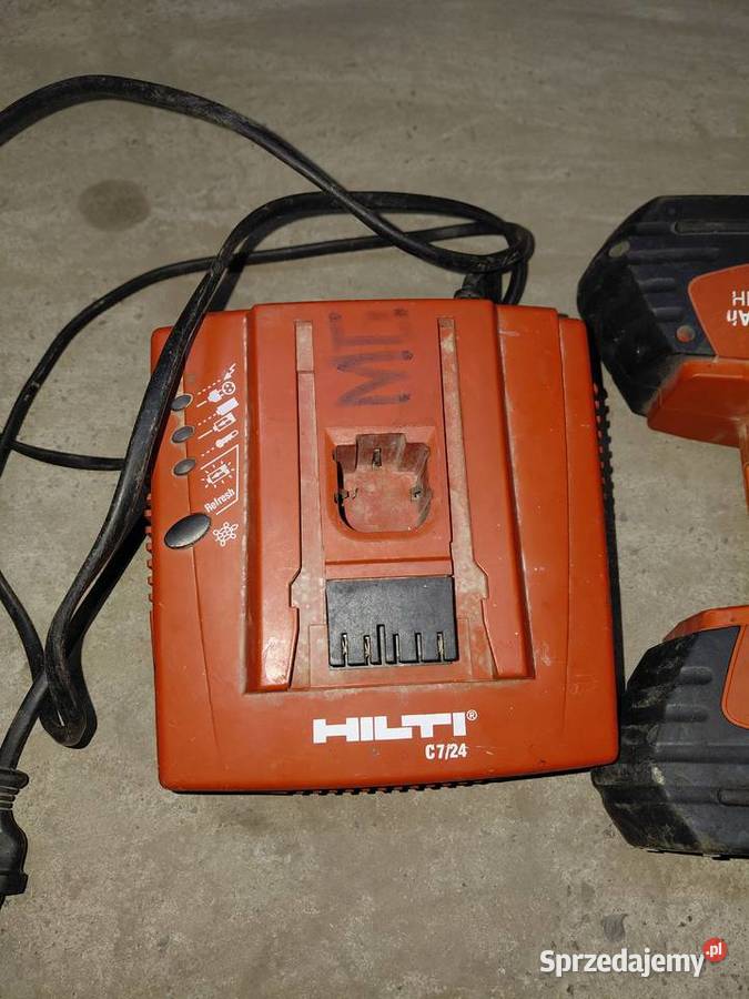 Ładowarka Hilti dwie baterie Wojsławice