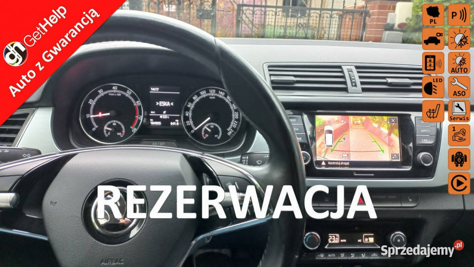 koda Fabia REZERWACJA Kamera cofania Climatronik immobilizer pomorskie Gdańsk