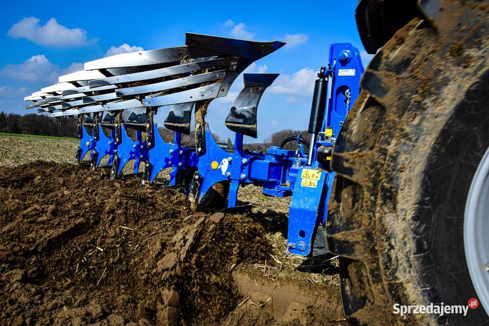 Pług obrotowy RABE niemiecki 4 skibowy obracalny nieuszkodzony Łowicz