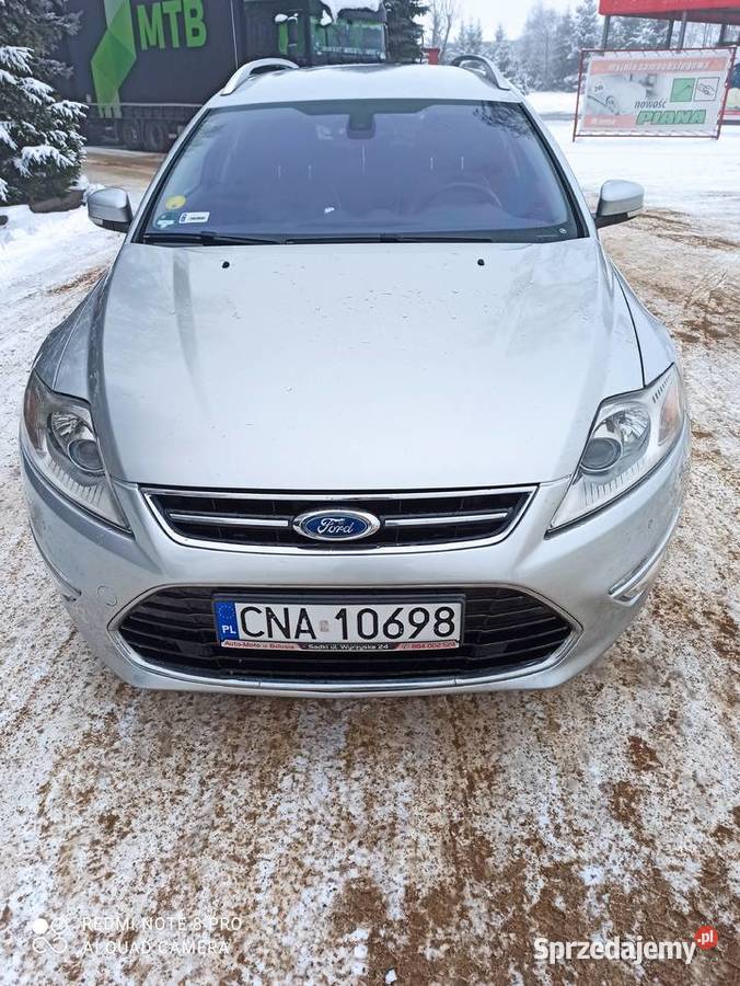 Ford Mondeo mk4 automat 20 TDCI 163 Titanium srebrny