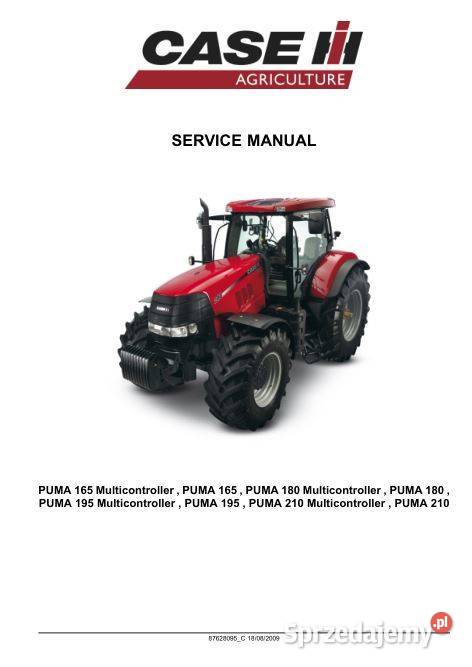 Case Puma 165 180 195 210 instrukcja naprawy Kielce