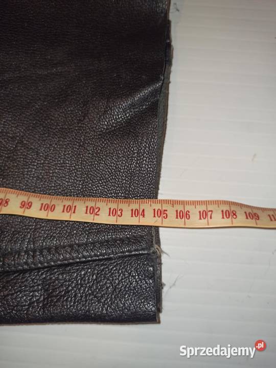 Damskie spodnie skórzane Złotów