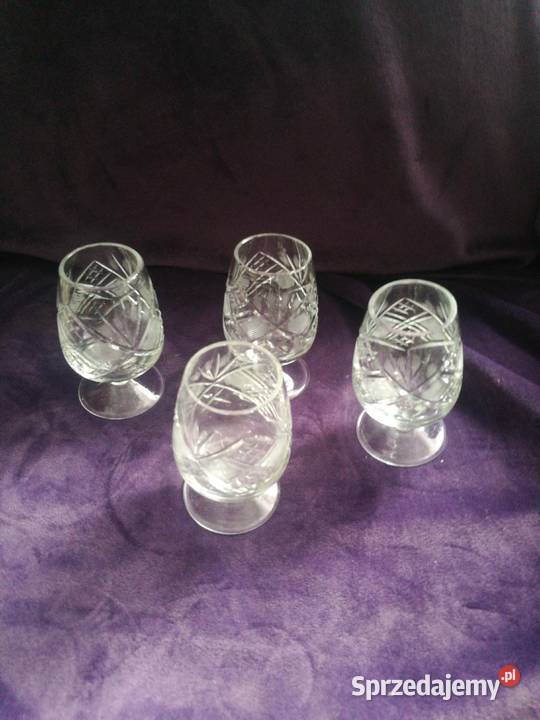 Zestaw różnych kieliszków prl Porcelana i szkło Choszczno