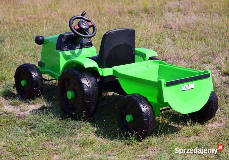 Autko na akumulator TRAKTOR Z PRZYCZEPĄ jeździk sprzedam