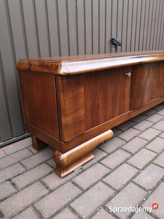 Komoda ARTDECO Orzech Niska RTV Stara Antyk Swarzędz