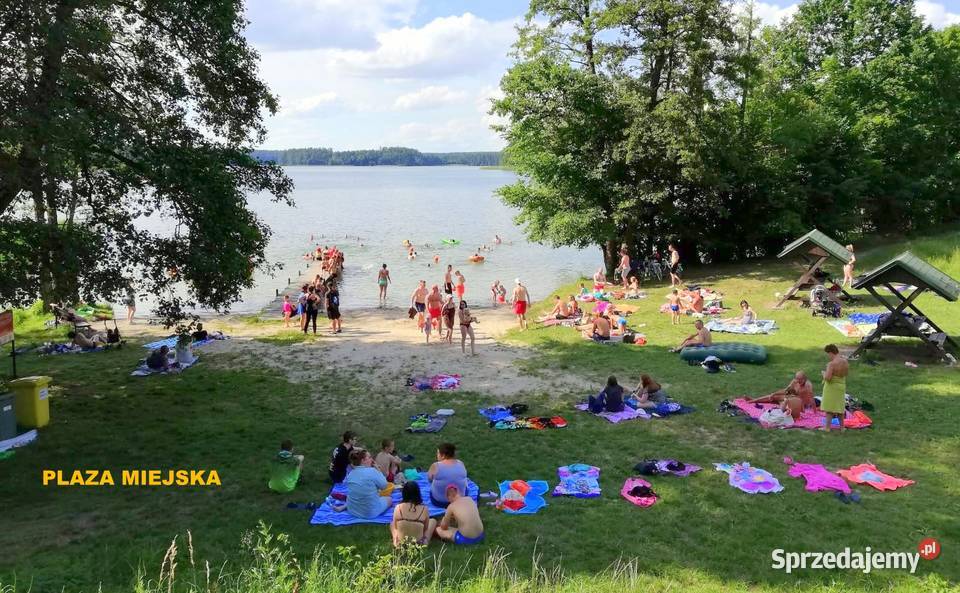 Domek letniskowy jeziorem z kominkiem działka Sosno