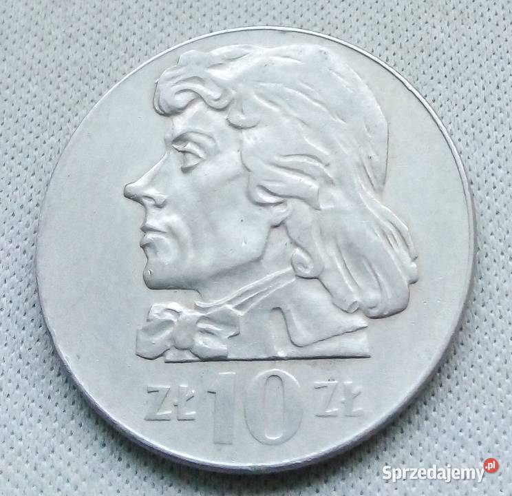 POLSKA10 1972 r CuNi TADEUSZ KOŚCIUSZKO Numizmatyka Legionowo