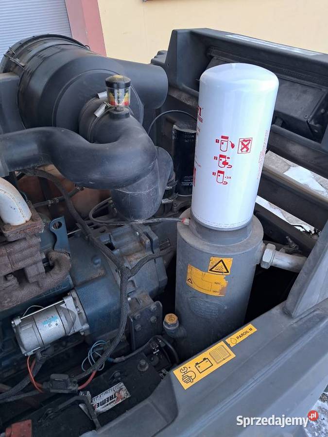 Sprężarka śrubowa Atlas Copco XAS 87 nie Maszyny budowlane Łagów