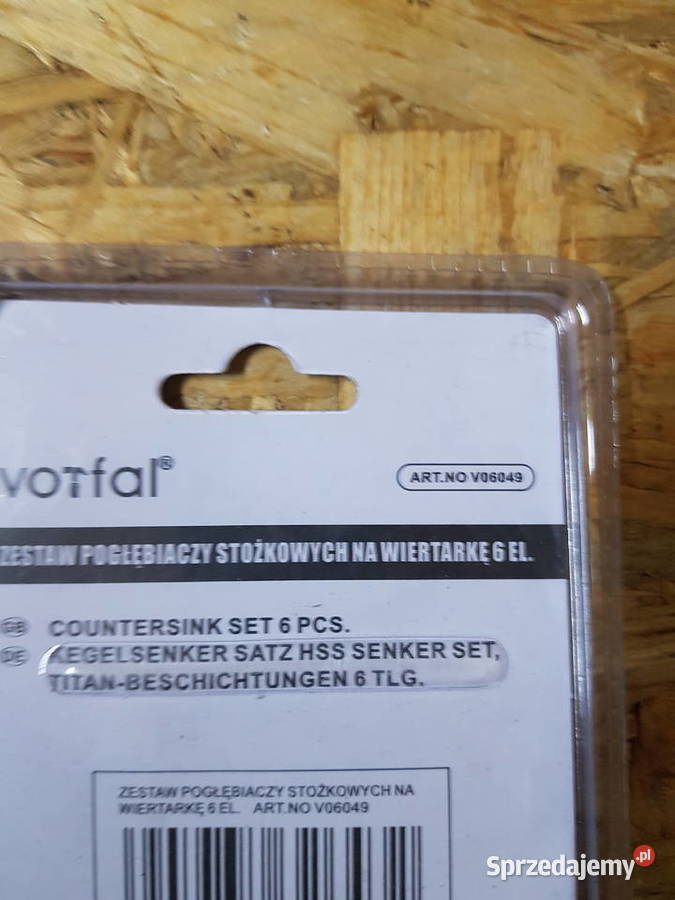 WIERTŁA FAZUJĄCE FREZ STOŻKOWY POGŁĘBIACZ 6 EL Głogowa