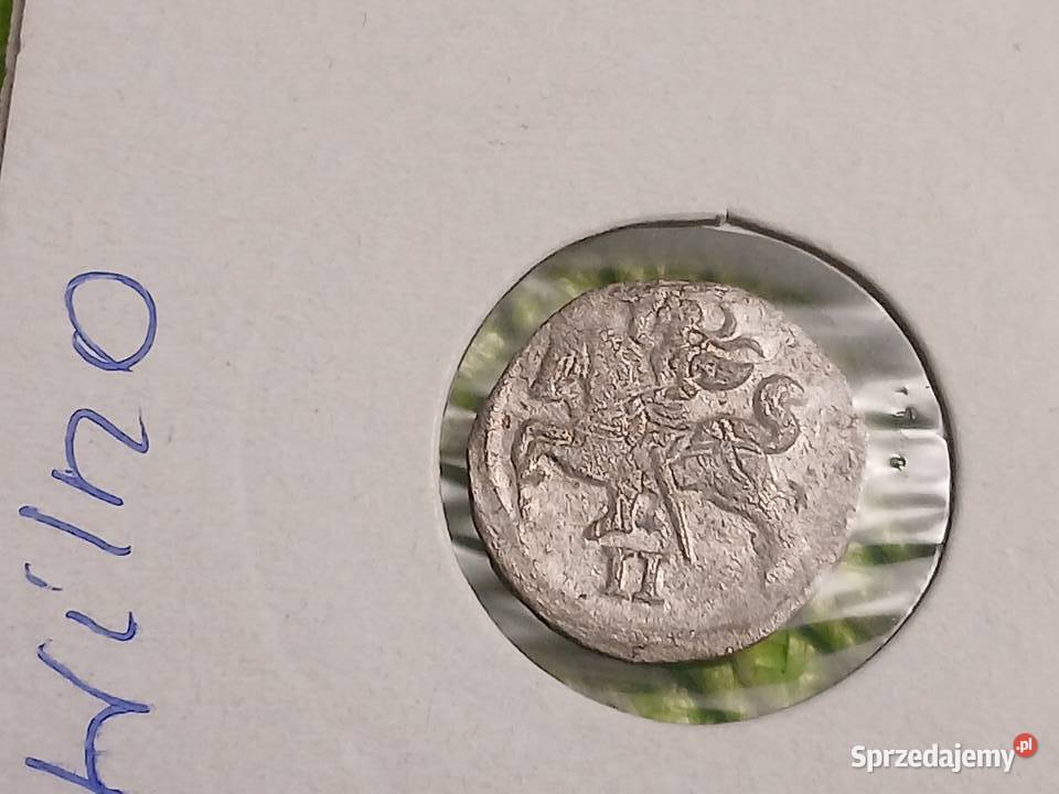 moneta srebrna polska Zygmunt II Augyst z 1566r Łomża