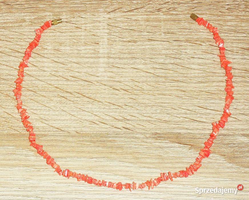 Korale czerwone naturalne patyczki sieczka 38 Gliwice