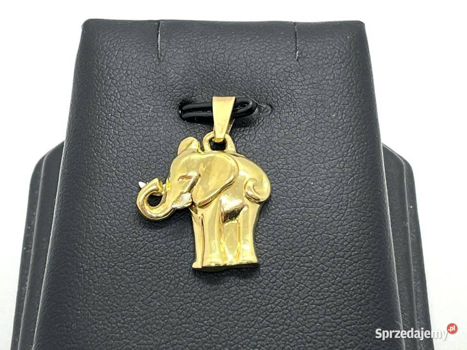 Złota Zawieszka Próby 750 387g Słoń Słonik warmińsko-mazurskie Elbląg