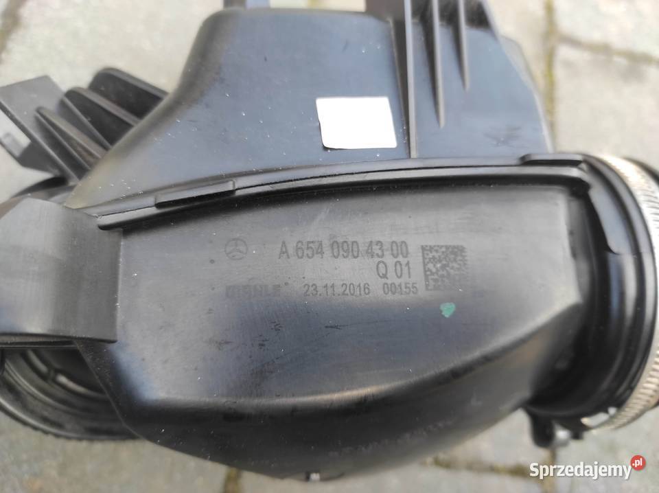 Rezonator powietrza rura A6540904300 E Klasa Rusiec