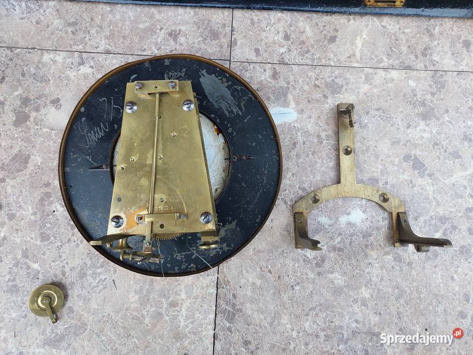 154 Zestaw mechanizm starego zegara linkowego Tczew