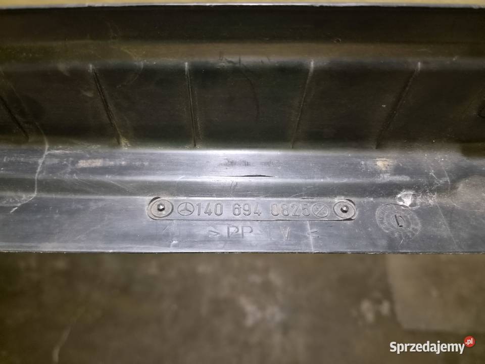 Osłona pasa bagażnika Mercedes W140 1406940825 Wrocław sprzedam