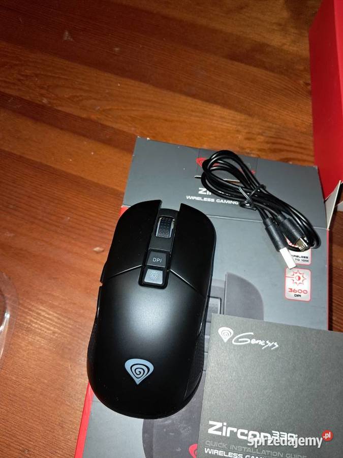 NOWA myszka bezprzewodowa Genesis Zircon 330 Lniano sprzedam