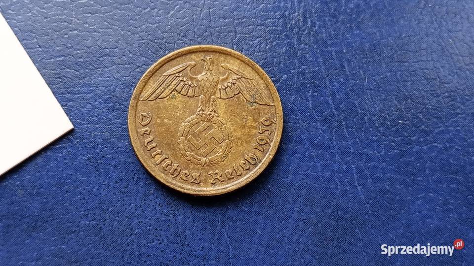 Stare monety 10 pfennig 1939 A NIemcy podkarpackie Lesko sprzedam