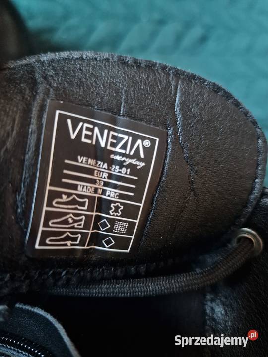 NOWE Buty VENEZIA czarne botki skóra naturalna Venezia Wrocław