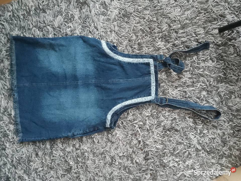 Spódnica jeansowa ogrodniczka Chrzanów