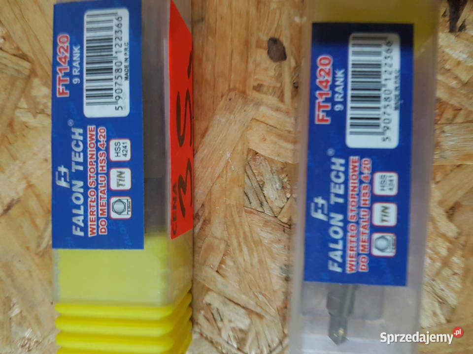 Wiertło stożkowe stopniowe tytanowe HSS 420 mm Narzędzia Głogowa