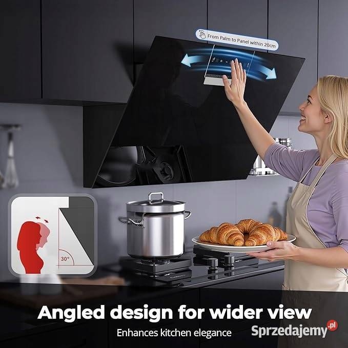 SNDOAS okap kuchenny 60 czarny klasa A 800 mh mazowieckie Myszyniec sprzedam