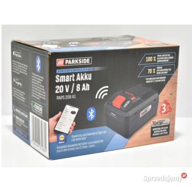 Akumulator Parkseide 20V 8AhNowe z dowodem Kielce