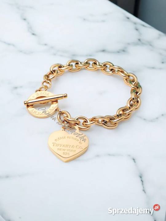 Bransoletka Tiffany Co klasyczny model zawieszka Kraków