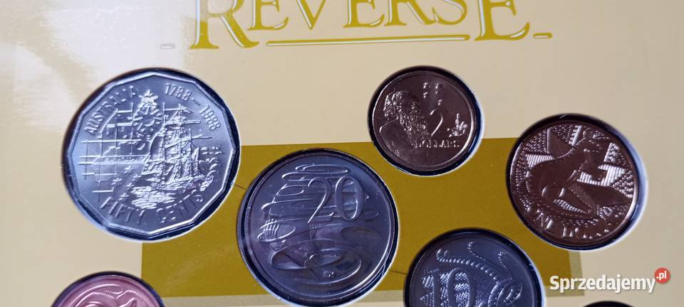 Stare monety 1988 set Australia stan menniczy Lesko sprzedam