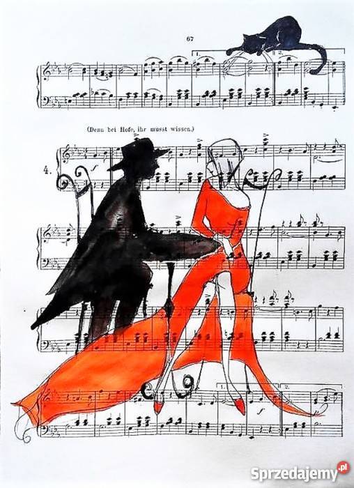 DZIEJE SIĘ MAGIA akwarela artystki plastyka śląskie