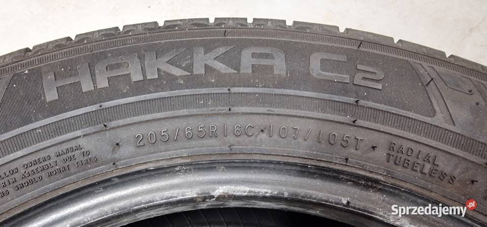 Opony letnie Nokian Hakka C2 20565 R16 C 107105 Czarnowo