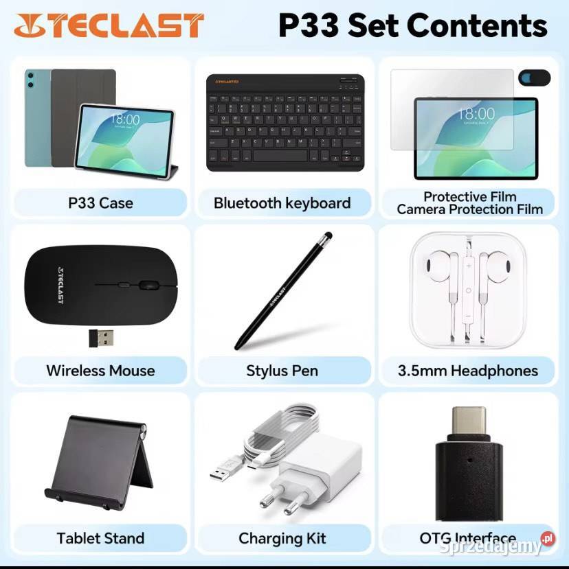Tablet 10 Teclast P33 Android 15 małopolskie
