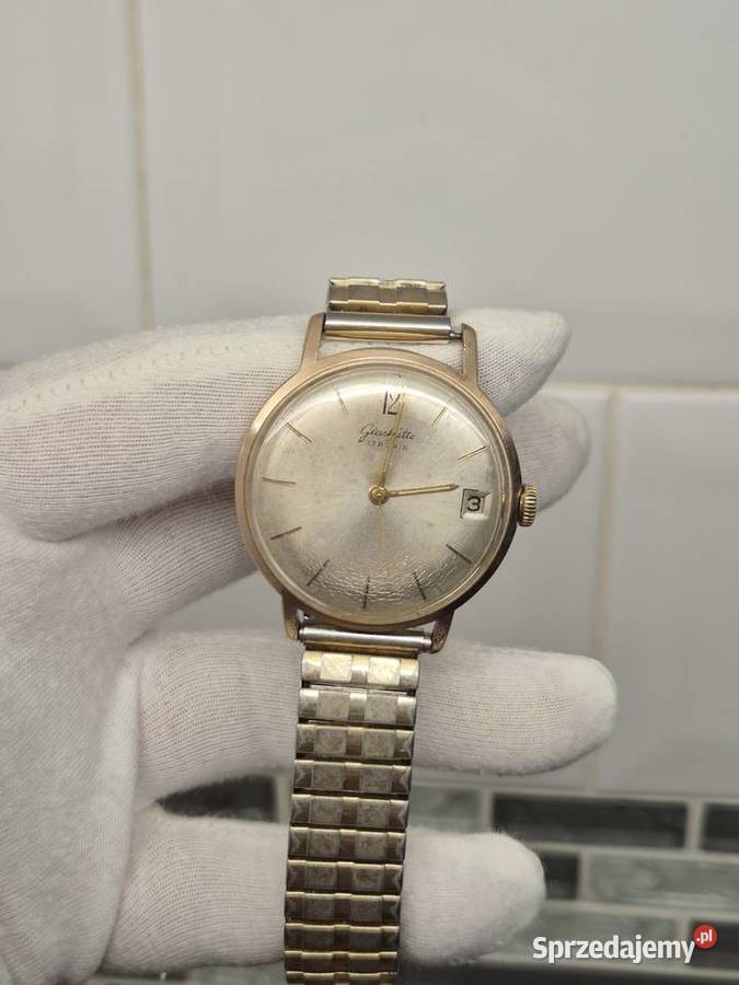 Męski stary zegarek Glashutte Chorzów